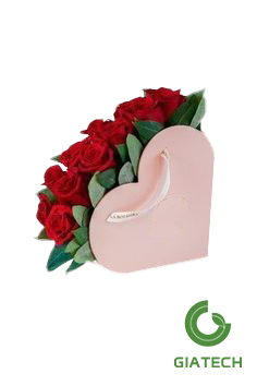 باکس گل رز هلندی طرح قلب