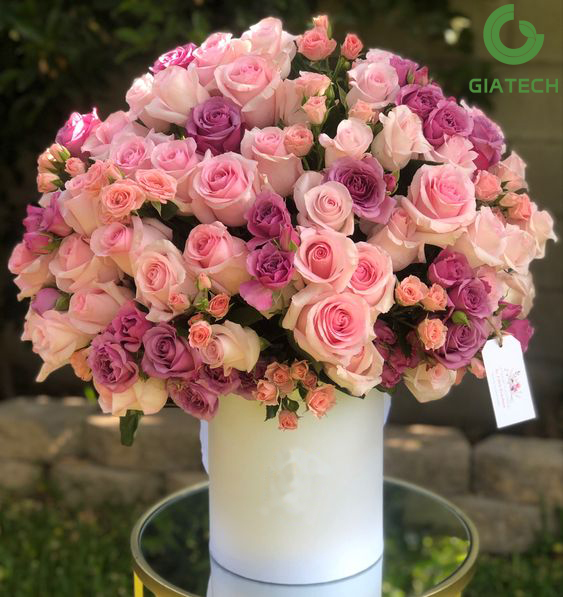 باکس گل رز لاکچری